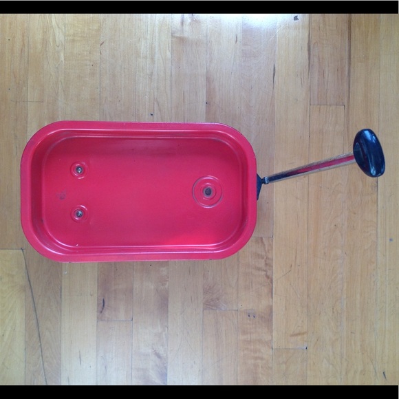 Little Red Racer Vintage Toy Wagon - Picture 6 of 11